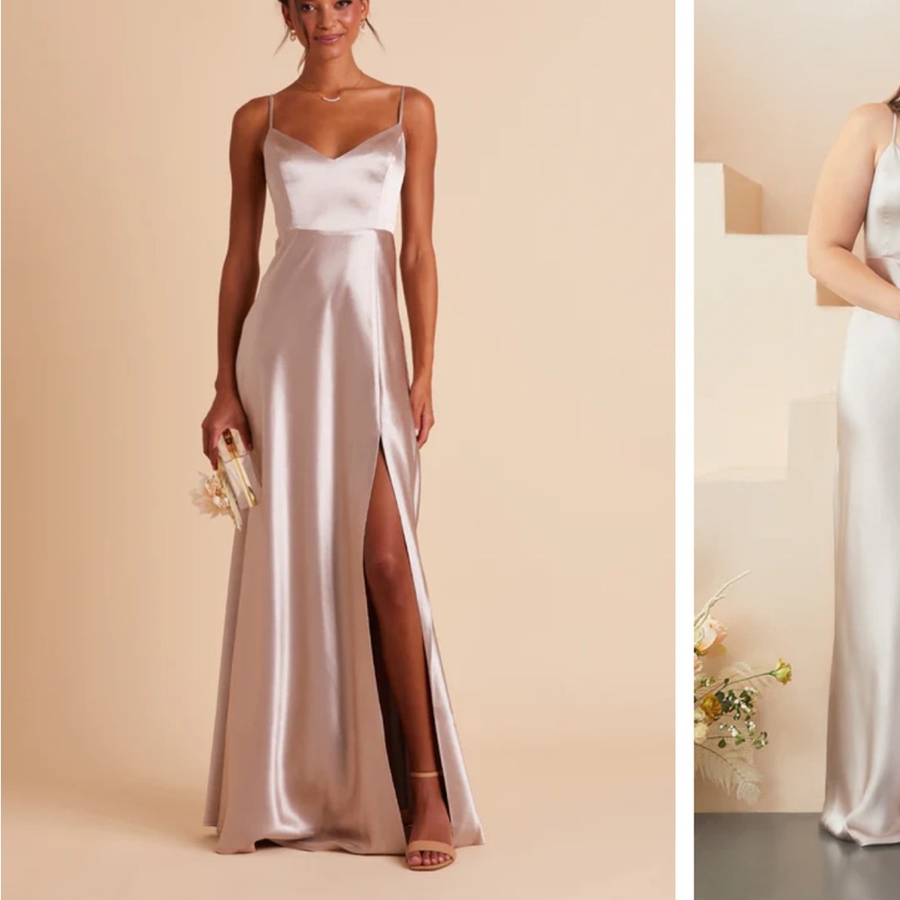 Birdie gray bridesmaid dress